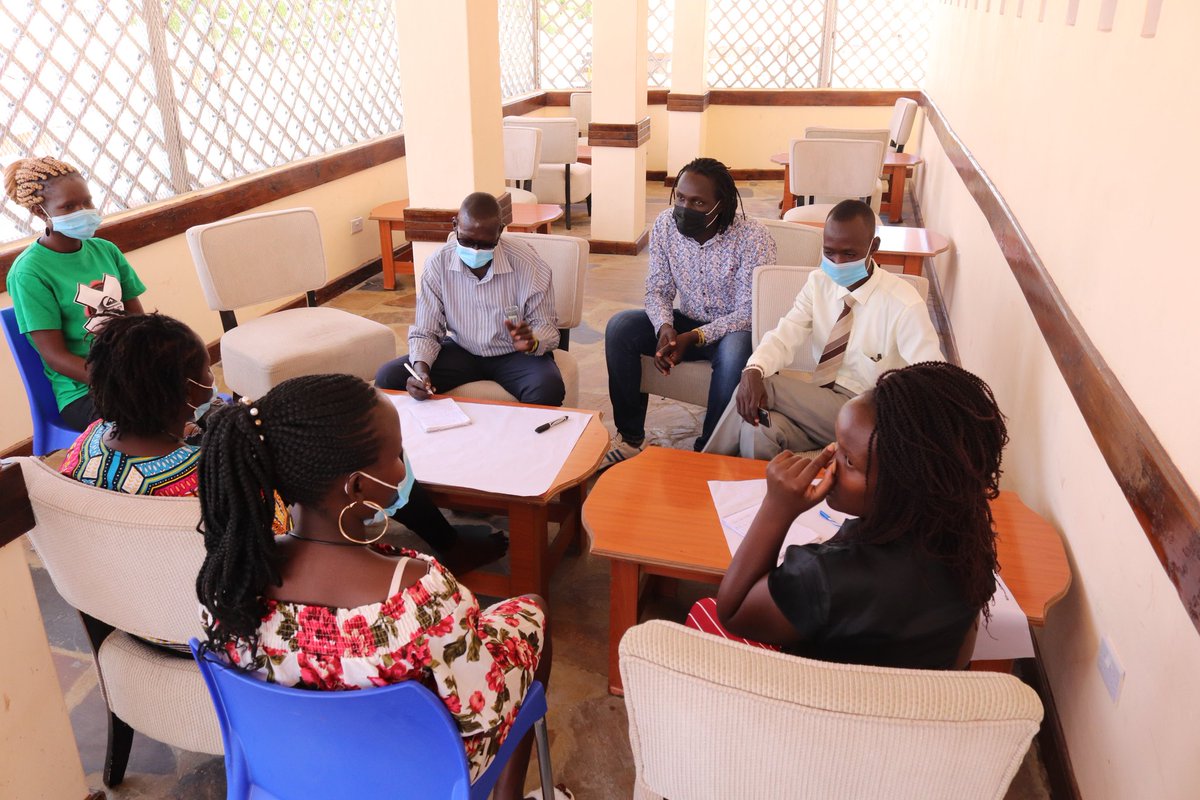 Adsoc_kenya's tweet photo. Youth play a critical in ending GBV.
Ongoing group discussions by the Lodwar-Turkana Youth to develop youth and disability-friendly messages for IEC and BCC material development.
#SSWAG https://t.co/azryEYneyM