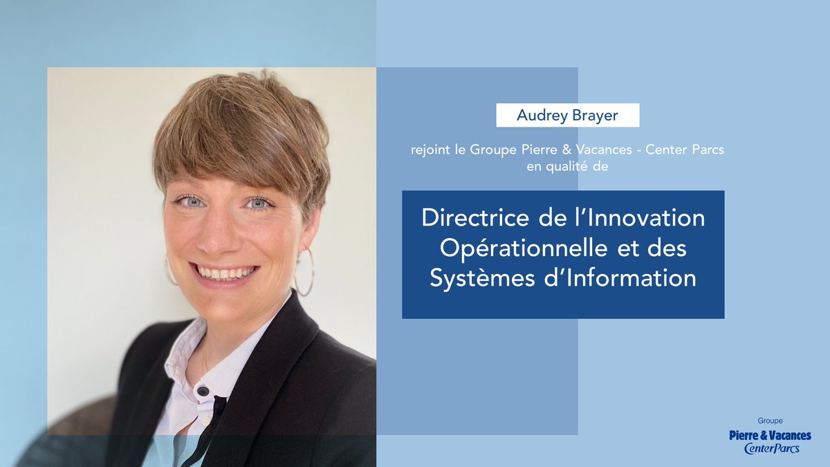 Bienvenue à Audrey Brayer, notre nouvelle Directrice de l’Innovation Opérationnelle et des Systèmes d’Information, et membre du Comex! 
#PVCPTeam #Welcome