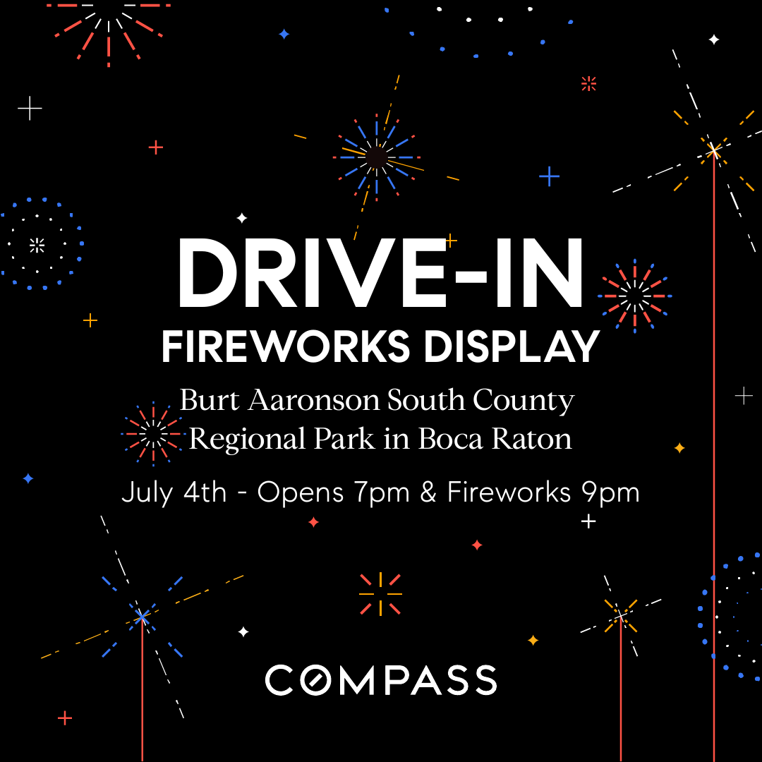 TheSnyderGroup's tweet photo. Are you still searching for a fireworks display to attend? The Palm Beach County Parks and Recreation Department and The West Boca Community Council are hosting a 4th of July Drive-in Fireworks Display at Burt Aaronson South County Regional Park in Boca Raton.​  Rain or shine. https://t.co/e8NylroFZy