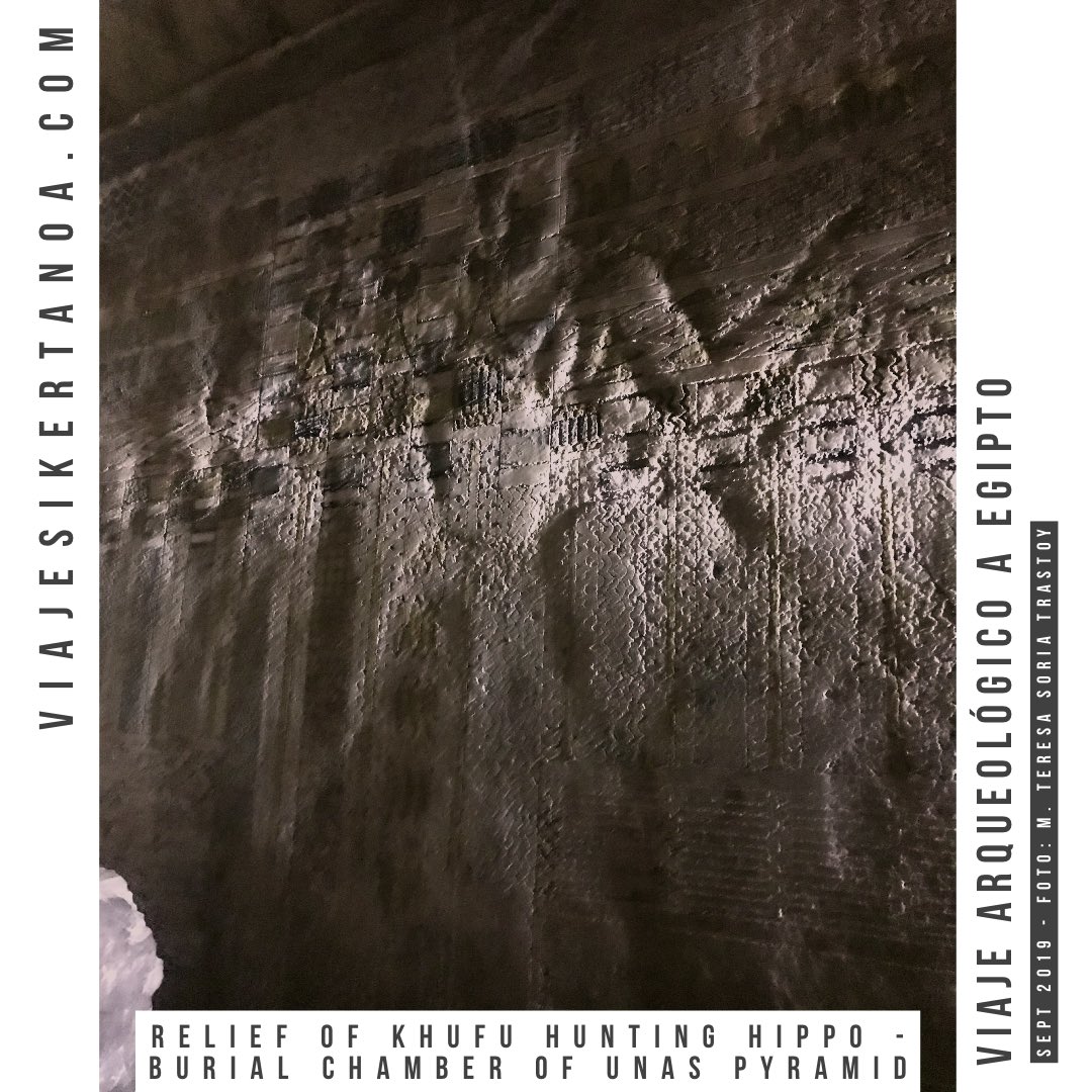 arqueoegipto's tweet photo. My shots of the reused alabaster blocks with Khufu hunting hippo in the burial chamber of Unas #pyramid #egyptology #restoration #archaeology #egypt #saqqara #travelphotography https://t.co/fj36b5sGMg