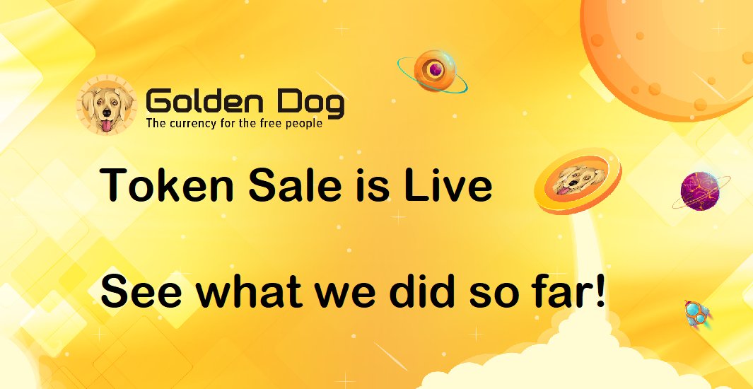 GDOG Token SALE is LIVE!!! 
BUY HERE:
👉gnosis-auction.eth.link/#/auction?auct…

👉Take a few moments and review what GoldenDog's AMAZING TEAM has done so far:

medium.com/@goldendogtoke…

Only 6 days left until the auction ends!

Better than SHIBA, Better than DOGE, Better than ALL DOGGIES!