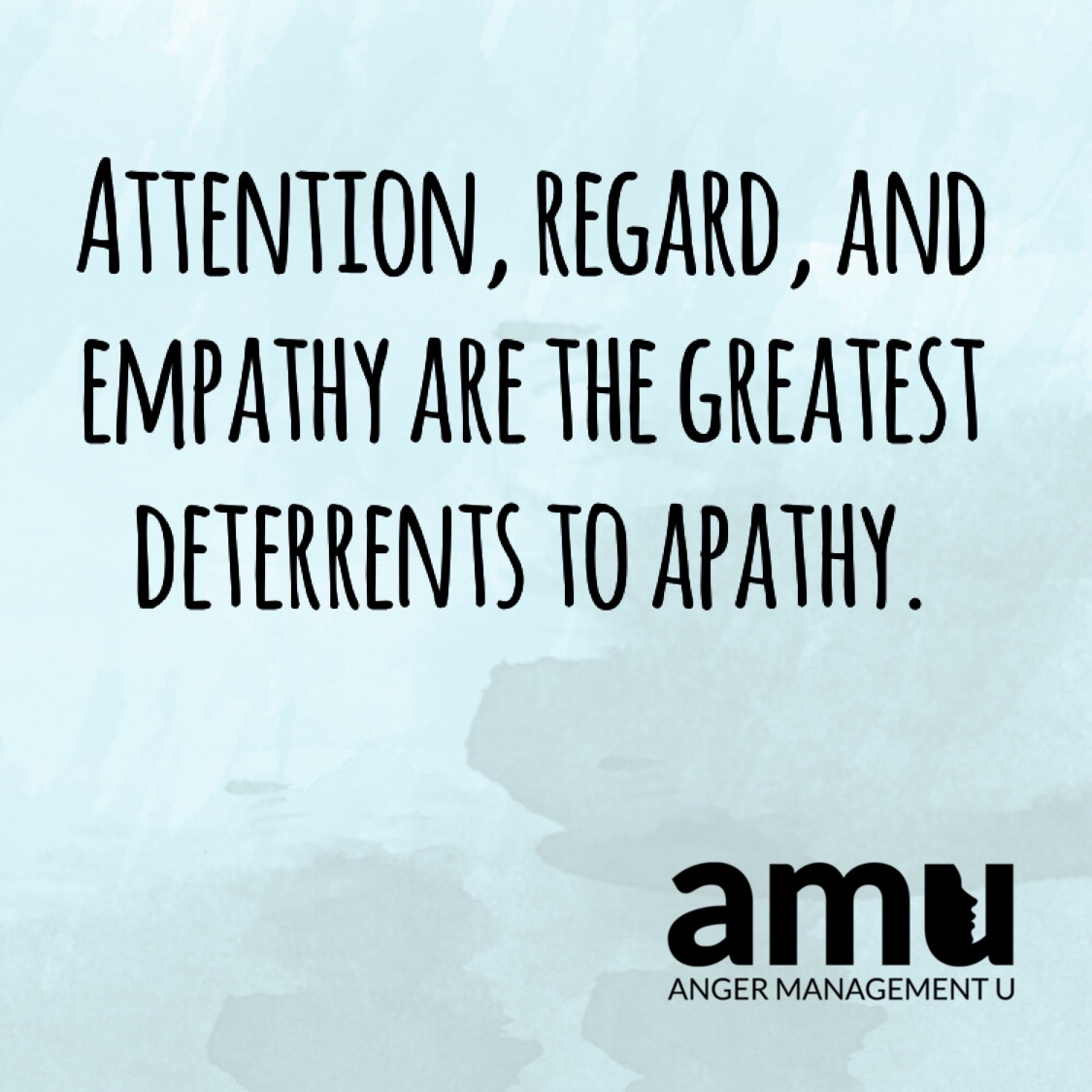 AngermgmtU's tweet photo. Did you know that #apathy, or not caring, is a major contributor to uncontrolled anger? Don't give up and resort to anger when things get tough. Try #empathy instead! #angermanagement https://t.co/j10sY5wZ8s