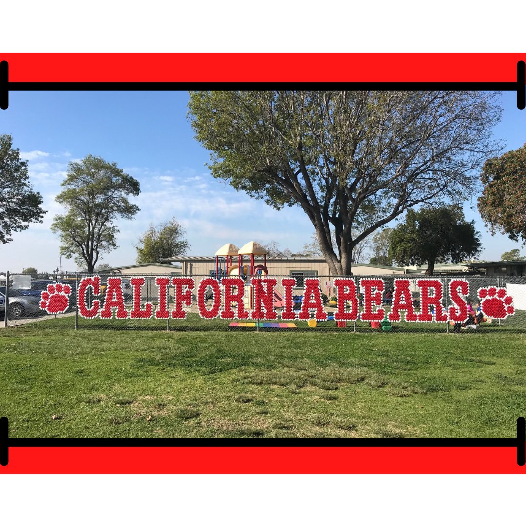 Such a great-looking font!

This is a custom, 5' Font Design shown in RED #111 and WHITE #101