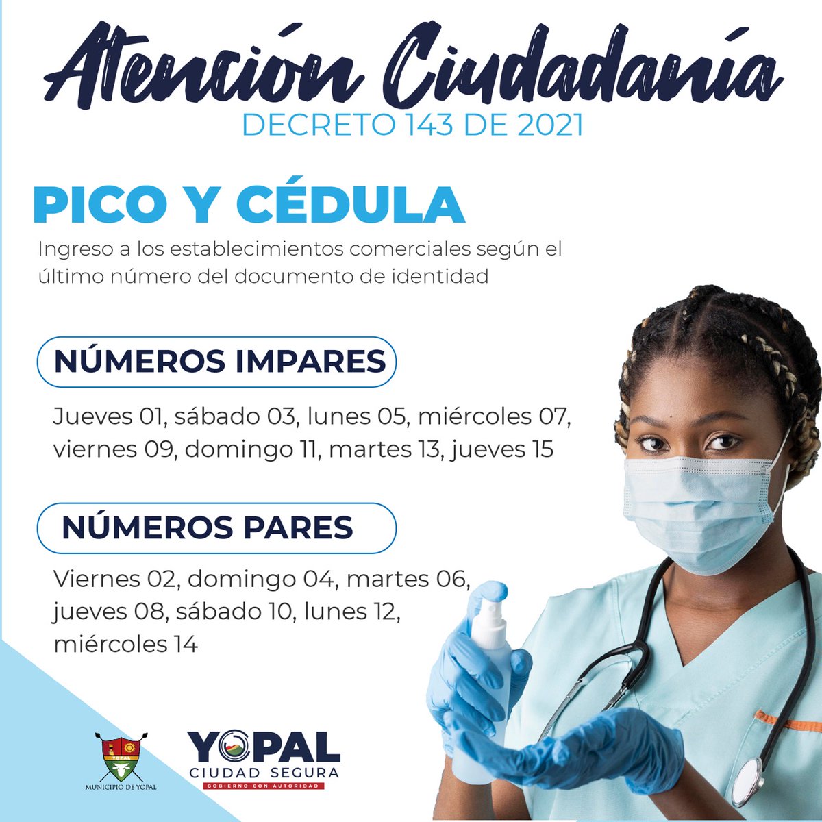 Evite sanciones, toque de queda, pico y cédula,  restricción de carros particulares y motos en Yopal. Más detalles en el siguiente link👇
casanarenoticias.com/index.php/comp…