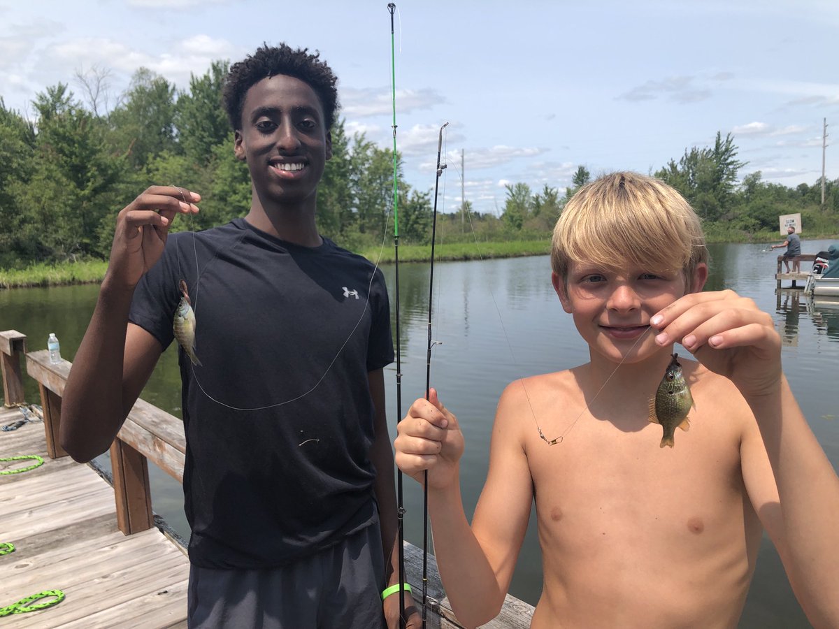 Fishing contest, so far a tie between All American Abe &amp; Kirkey