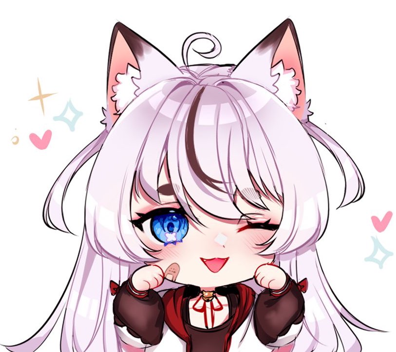 Draw cute chibi anime icon for , twitch, vtuber by Kirara_alex313