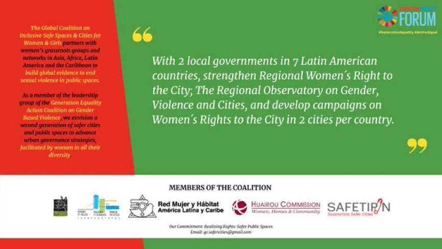 suneetadhar's tweet photo. At #GenerationEqualityForum #GlobalCoalition #Inclusive #SafeSpacesandCities reaffirms its commitments @JagoriSafeDelhi @safetipinapp @viswanathkv @bholtmann @HuairouConnect #redmujerlatinamerica @SistrenT @kattrav7 @unwomenindia #ActForEqual @hiraazhar #actioncoalitiononGBV https://t.co/20do2V8Cte