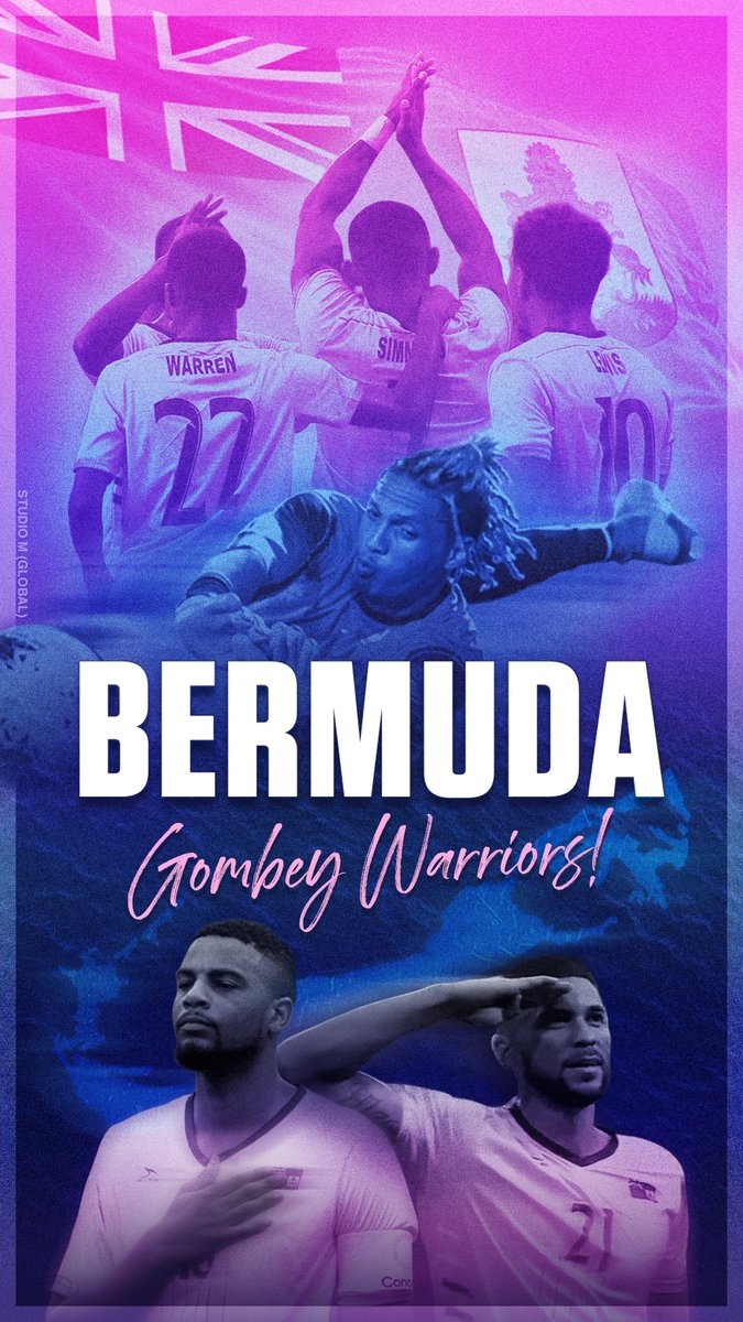 It's Game Day! Best of luck to our Gombey Warriors as always!⚽️📢🎨🇧🇲 Thanks for all the love so far everyone 🔥❤️ #studiomglobal #smsports #design #showyourwork #goldcup #bermuda