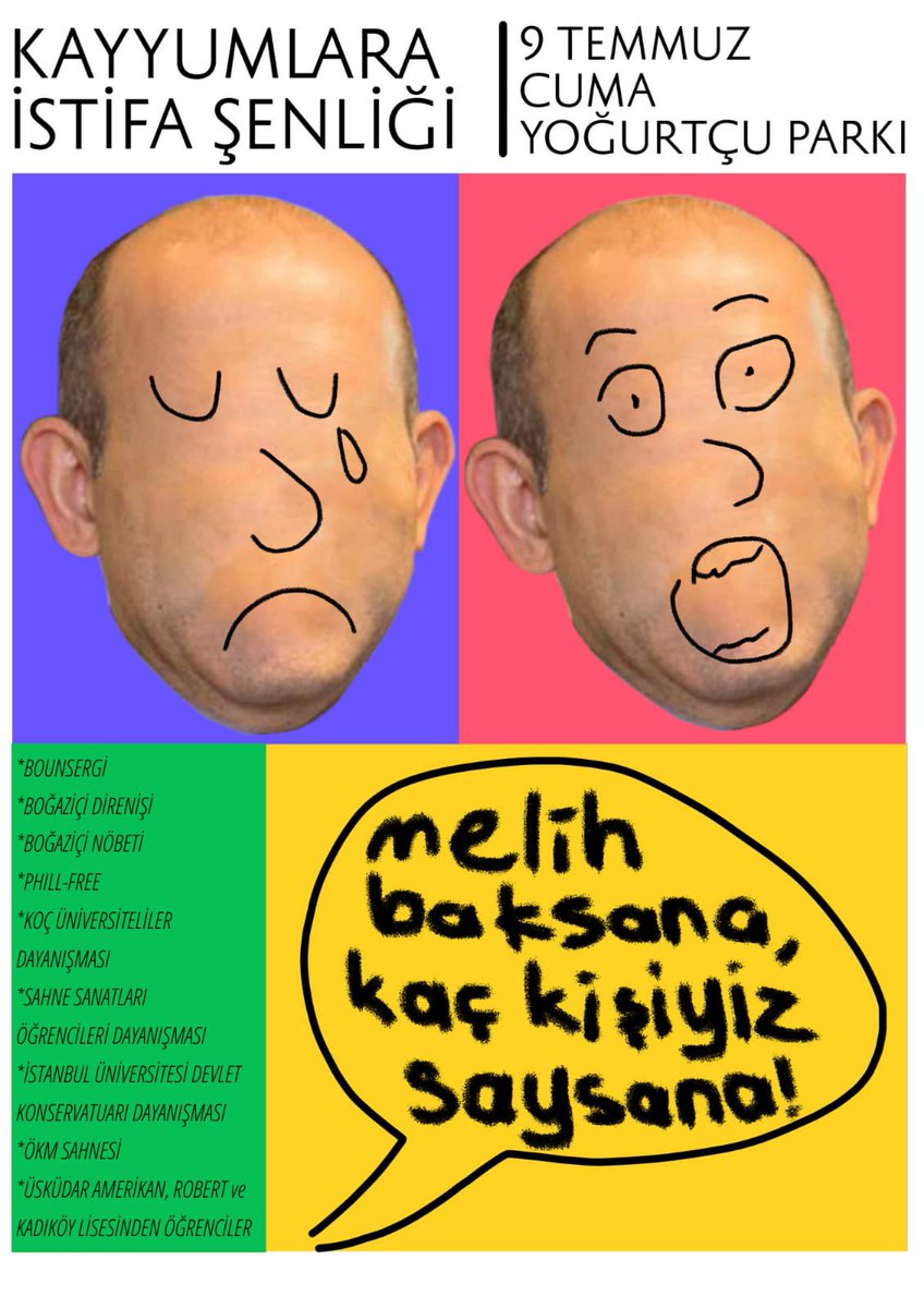 Çalgımızla, çengimizle, dansımızla, şiirlerimizle söyleyeceklerimiz var. 
Biz öğrenciler alanlarımızı gasp edenlere, haklarımızı yok sayanlara karşı sanatımızla direniyoruz.
Herkesi yapılacak olan bu şenliğe bekliyoruz.

Yaşasın Öğrenci Dayanışması!

#Boğazici6AydırDireniyor