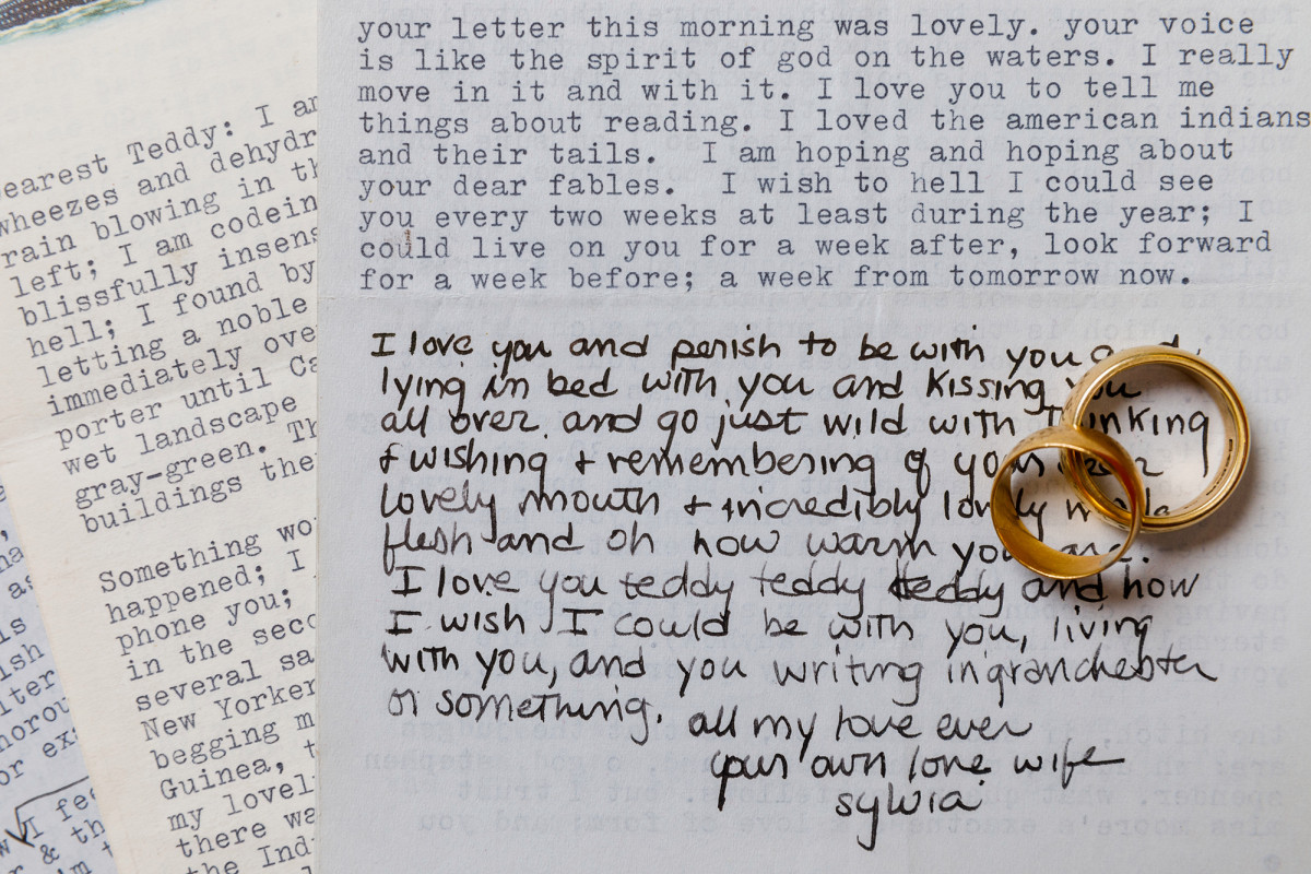 Sylvia Plath's love letters to Ted Hughes up for sale at Sotheby's