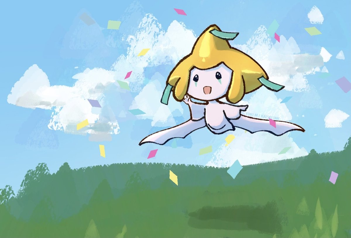 KAISEI_INK's tweet image. Drew Jirachi for a Discord art swap.  I used to love drawing this little thing and even did a gijinka rendition???  Let me know if I should dig up those sketches  👀

#pokemongeniv #Pokemon