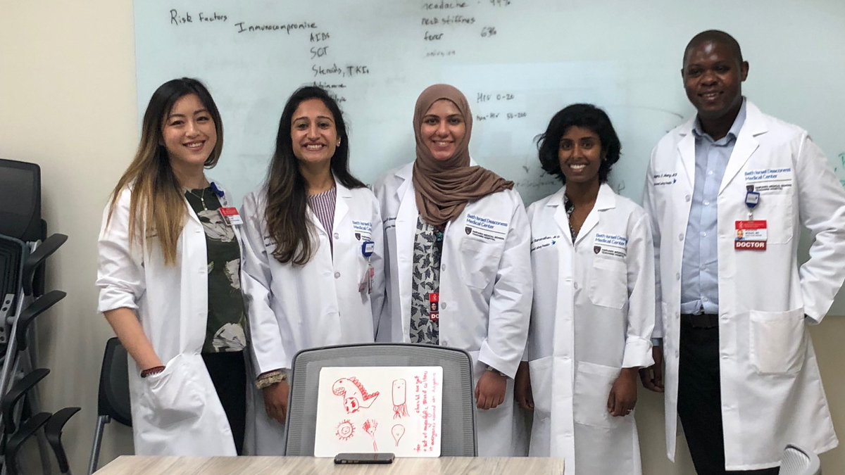 BIDMC Infectious Diseases Fellowship (@bidmc_idfellows) on Twitter photo Welcome to our new first year fellows!! 🥳🎉😁
@AudreyLiMD
<a href="/abarnabarna/">Abarna Pearl MD</a>
<a href="/jbanga0810/">Jaspreet Banga</a>
<a href="/HawraAllawati/">Dr. Hawra Al-Lawati</a>
<a href="/drmoeng/">Rodgers L Moeng MD</a>
#IDTwitter #WeAreID Welcome to our new first year fellows!! 🥳🎉😁
@AudreyLiMD
<a href="/abarnabarna/">Abarna Pearl MD</a>
<a href="/jbanga0810/">Jaspreet Banga</a>
<a href="/HawraAllawati/">Dr. Hawra Al-Lawati</a>
<a href="/drmoeng/">Rodgers L Moeng MD</a>
#IDTwitter #WeAreID