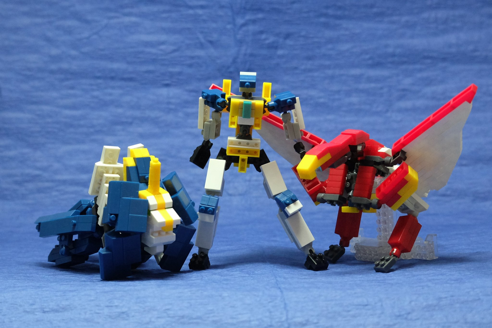 合体変形ブロックロボット