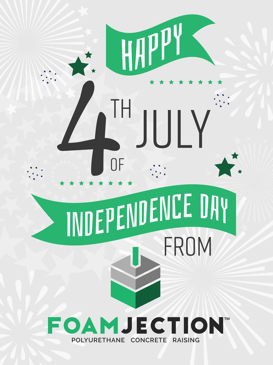 FoamJection's tweet photo. Have a safe and fun 4th of July! 🇺🇸 #Foamjection #July4th #IndependenceDay https://t.co/0VwXecAArB