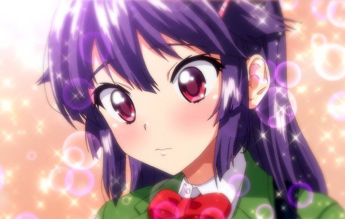 アニメの千鶴ちゃん可愛い…!キラキラエフェクト良い… 