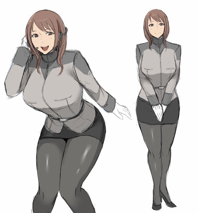 太ももがぶっといお姉さん 