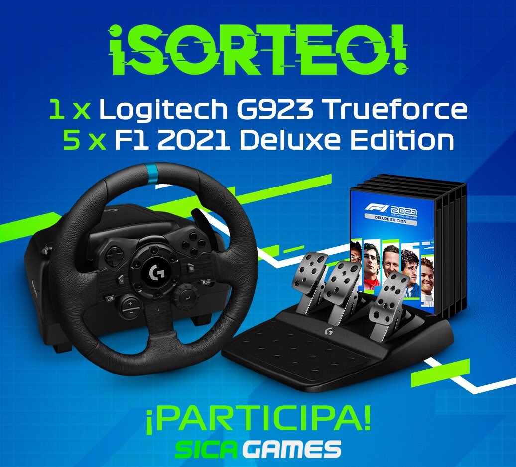 🎁 Sorteo de un volante Logitech G923 📲 instant-gaming.com/es/giveaway/F1… 

#sicagames #sorteo #F12021game #gaming #games #iracing #forza  #AssettoCorsa #thegranturismo