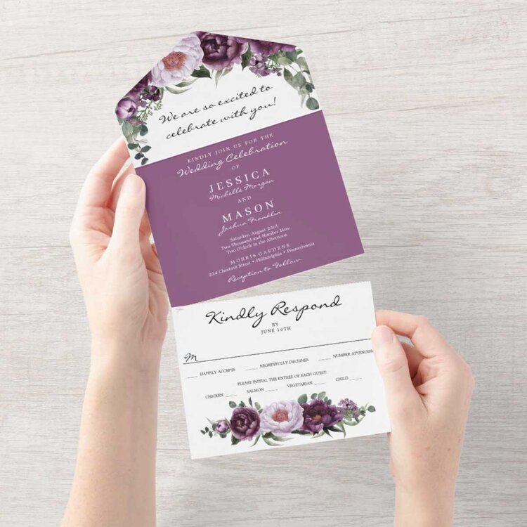 CreativeUnionD's tweet image. Purple and Plum Peonies Wedding theme. Get inspired to plan your bridal shower and wedding. creativeuniondesign.com/blog/purple-an…