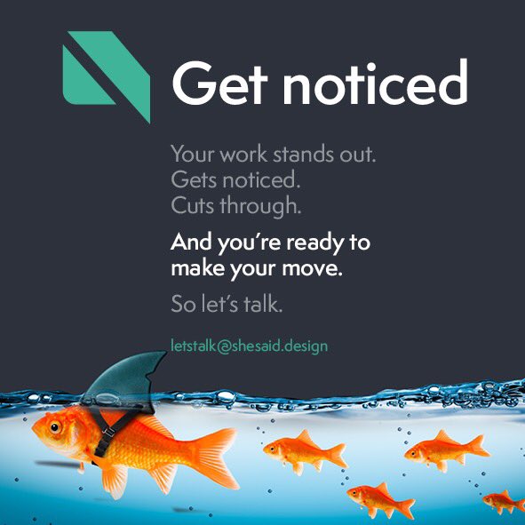 We’re looking for an exceptional creative designer. Min 4 years’ studio experience. Strong conceptual ability. Outstanding brand development skills. Experienced in design for print, environment &amp; digital platforms.
CV &amp; portfolio to letstalk@shesaid.design. Closing date: 26/7/21