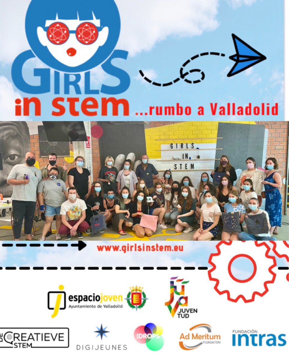 EJnorteVLL's tweet photo. De #Valladolid 💜🤍💜🤍 Rumbo ✈️ Polonia🇵🇱Bélgica🇧🇪Francia🇫🇷 Italia🇮🇹 👩🏻🏫GIRLS IN STEM 🌍 Tecnología👩🔬Ingeniería👷🏻♀️ Matemáticas👩🏻💻 We are going to miss you Guys 💟🤟🏻NEXT STOP🇫🇷 #girslinstem🥰
#decreatievestem #stem #internationalteam #workinprogress #bootcamp #decreativestem https://t.co/XRLDm1Lexu