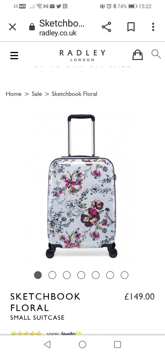 jester279's tweet photo. @Radley_London ordered a sketchbook floral case for a 50th birthday gift to be given tomorrow.. Sent this blue one instead.. Gutted.. https://t.co/3aecPsGod4