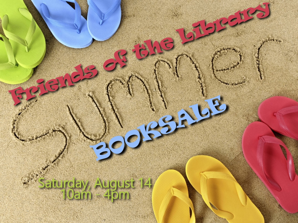 publibann's tweet image. Friends of the Library Summer Booksale
Saturday, August 14, 10am - 4pm
Open to the public. Hardbacks: $2, Paperbacks: $1
Members of the Friends of the Library receive 50% off purchase price. Memberships available at the front desk or at the sale.