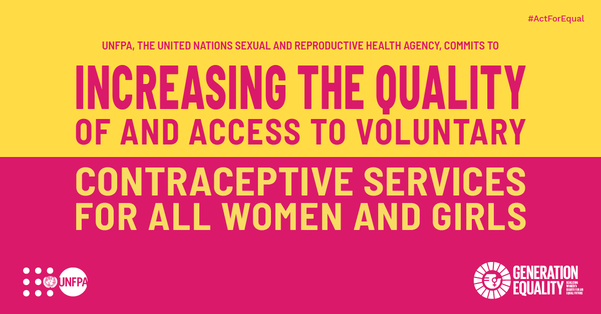 UNFPA_Supplies's tweet photo. We're committed to delivering on HALF the goal of the Action Coalition on Bodily Autonomy & SRHR. That's 25 million additional adolescent girls and women through @UNFPA_Supplies. @UNFPA @Atayeshe Let's get it done! #ActforEqual #GenerationEquality #SheCanPlan https://t.co/Ttjes1uYH1