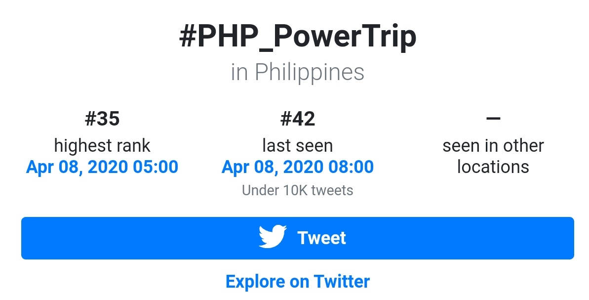 PHPPearls's tweet image. #PHP_PowerTrip is PHP&apos;s first reality show as trainees and we were all excited when the we saw the funny teaser video and catchy themesong.

Highest Rank: 35th
April 8, 2020

PHP IS COMING
#PressHitPlay
@presshitplay