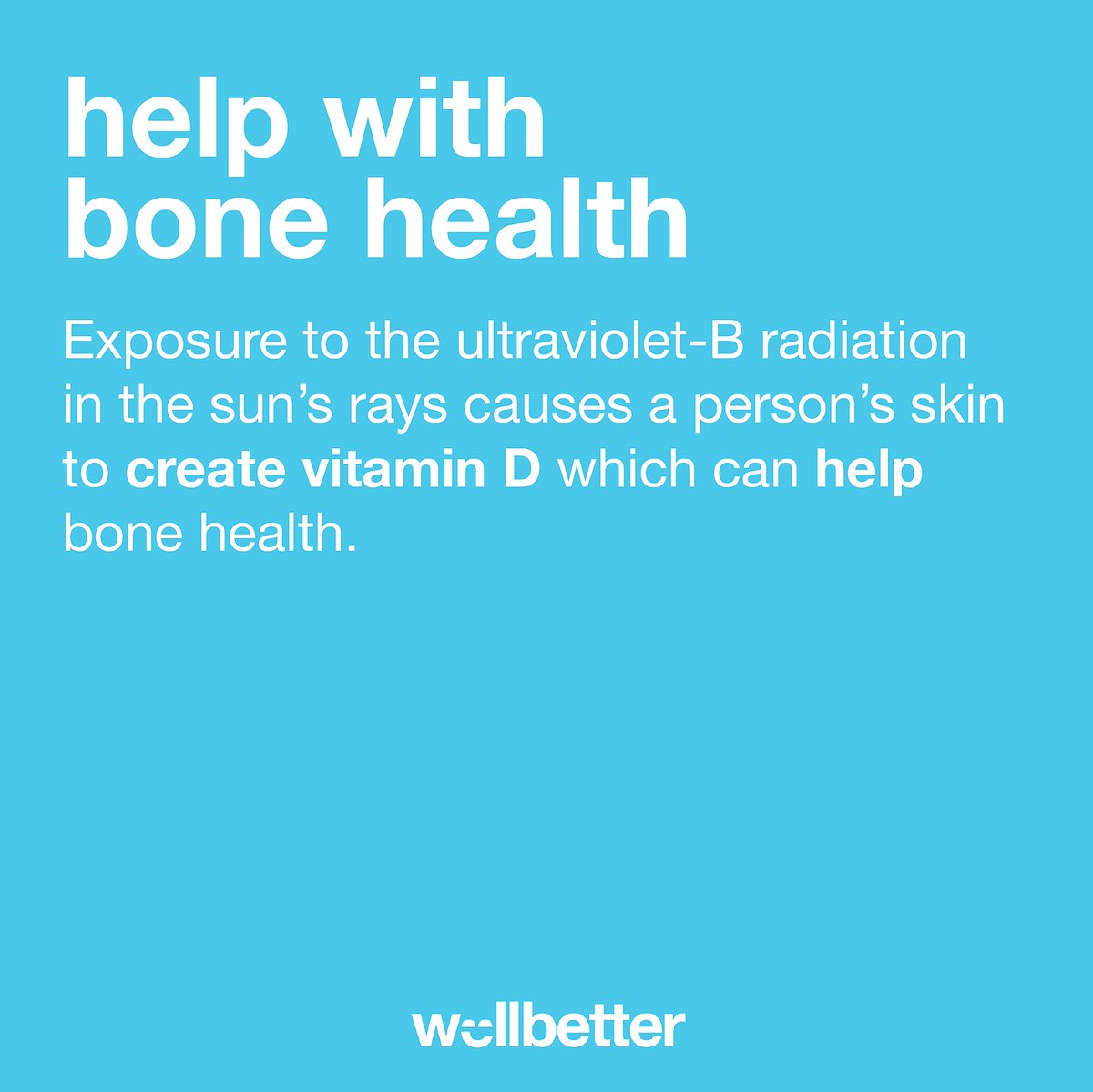 Summer is here and hopefully sunny days are too!

So here’s a few reasons to get out there in the sun when you can, other than getting a bit of a tan.🌞