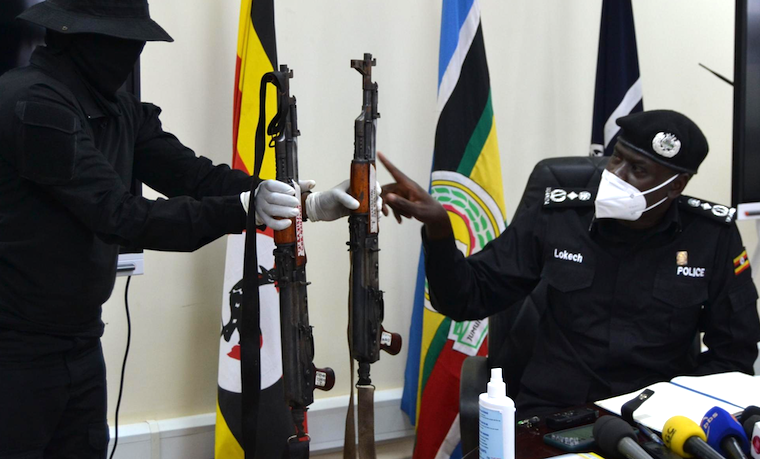 observerug's tweet photo. Questions abound as 2nd suspect in Katumba attack is shot dead. Deputy IGP contradicted himself about how the 1st suspect Hussein Lubwama aka Master was shot dead y/day. He said the 2nd suspect Kawawa Ramadan aka Amin was shot dead today while fleeing     https://t.co/SCKTXe5wDS https://t.co/tsEq15joWN