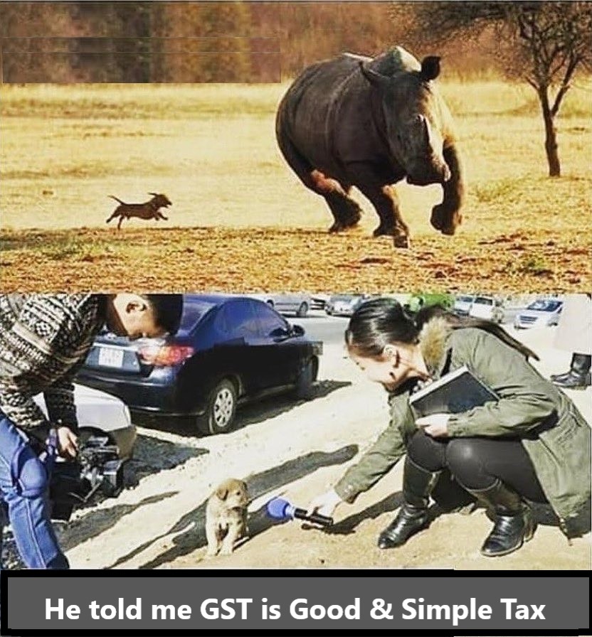 क्या लगता है?
@ca_hiteshpatel @JivikaUthada @abhishekrajaram 

#4yearsofGST #4yearsofmelodrama 
#cameme #gst_memes #gstnfailed #taxmemes