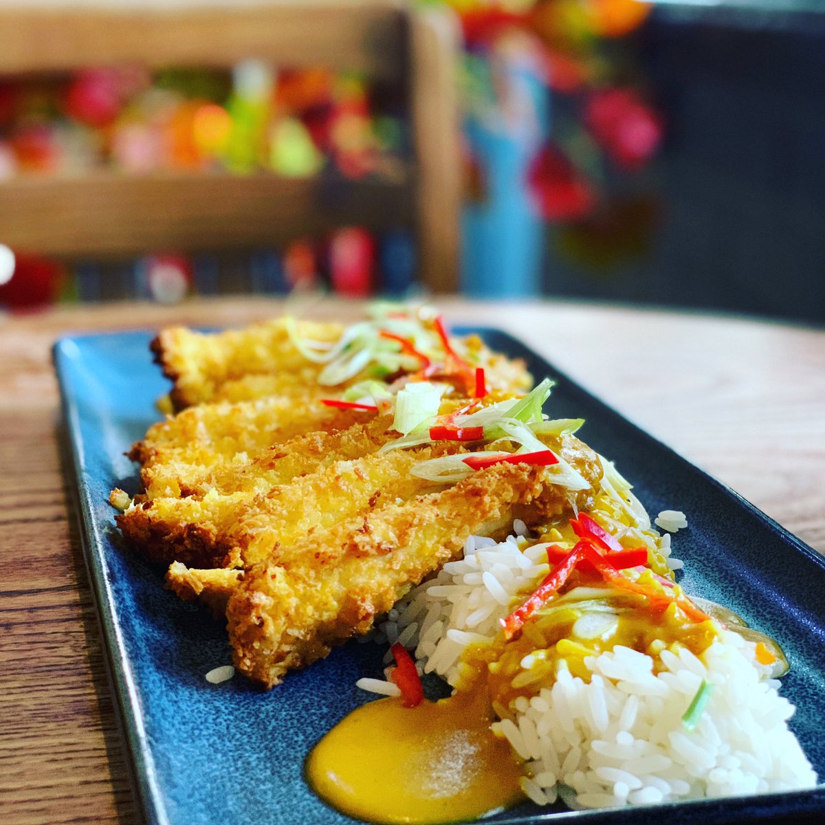 Bull_Shocklach's tweet photo. Today on the specials board…Chicken Katsu Curry! Tried, tested and approved. #shocklach #tilston #farndon #malpas #threapwood #tallarngreen #worthenbury #churton https://t.co/LDKqR3sT4v