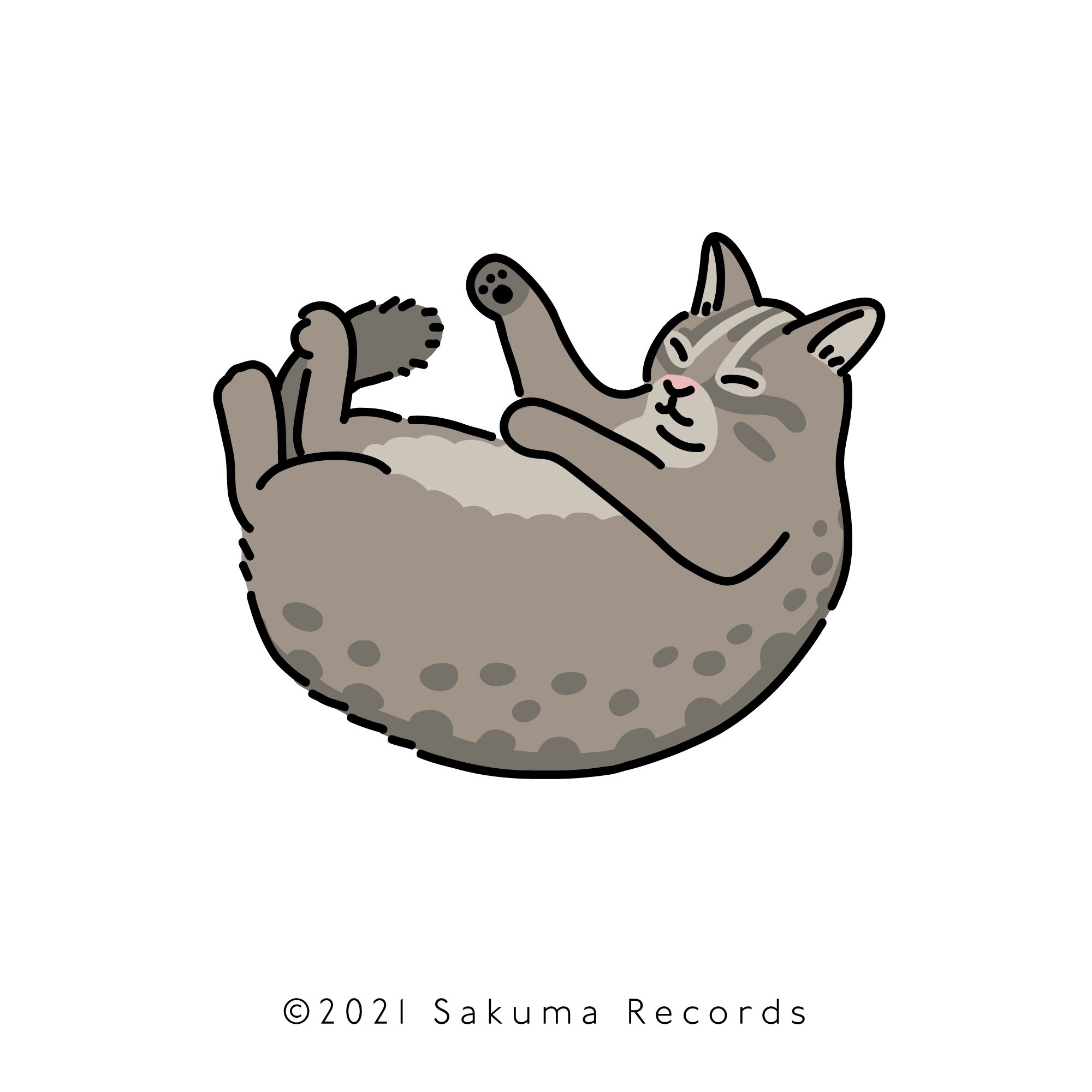 ヤマオユミ Sakuma Records グラフィックデザイナー やまねこ雑貨店さま なんと タオルも発売開始 パッケージされたヤマネコちゃんもまたかわゆい 茶色はコーヒー ピンクはザクロ 青は緑茶の色素を使用して作られたそう 綺麗な色 自然由来で