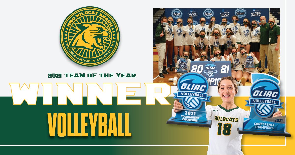 WILDCAT AWARDS

A season unlike any other, this team powered through and brought some hardware home to show for it. 

Your 2021 Team of the Year is <a href="/NMU_Volleyball/">NMU Volleyball</a>! 

STORY: nmuwildcats.com/x/6tcv9

#NMUwildcats #Sharenmu