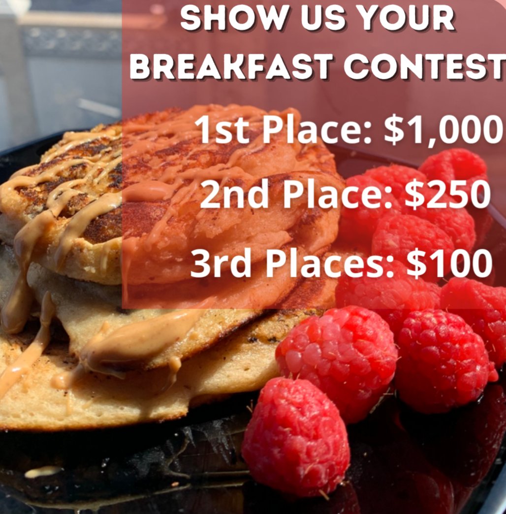 FoodFitExperts's tweet image. Show us your breakfast!
*Experts know that carbs enhance performance and should be a part of each breakfast. Show us how you are getting yours and you could win big! 
*Enter as many breakfasts as you like! 
*woobox.com/o9ppn3

#Breakfast #Contest #Breakfastcontest
