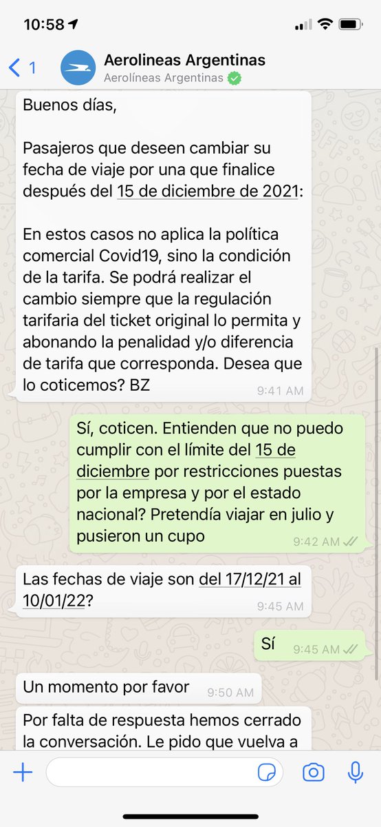 zubfran's tweet photo. Así te caga @Aerolineas_AR y el Estado Nacional. Ponen restricciones a último momento que te impiden programar nada. La atención al cliente es inexistente. El negocio es que pierdas el pasaje. Quiero mis fechas de viaje originales, un año después.
#AerolineaDeBandera #ConLaTuya https://t.co/vWobnaxAch
