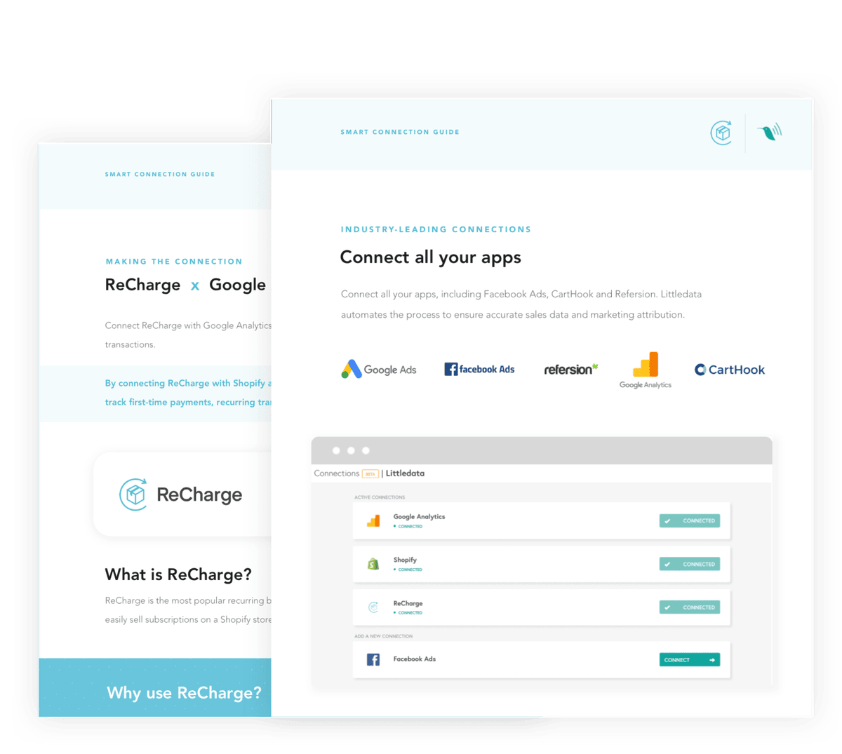 Selling by #subscription on #Shopify? Littledata now integrates with all subscription services in Shopify's checkout, including @ReChargePayment, <a href="/bold_commerce/">Bold Commerce</a> &amp; <a href="/ordergroove/">Ordergroove</a> 📦💰
Learn how to scale with subscriptions in our ReCharge #eBook: bit.ly/3jnkrY3
