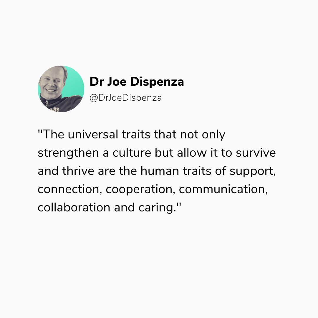 The commonalties these traits share are that they all involve reaching out to others, which takes attention off ourselves. As the new sciences tell us, it’s not about survival of the fittest, but survival of the community. How are you connecting with your community? Comment below https://t.co/2hB5EHGzCK
