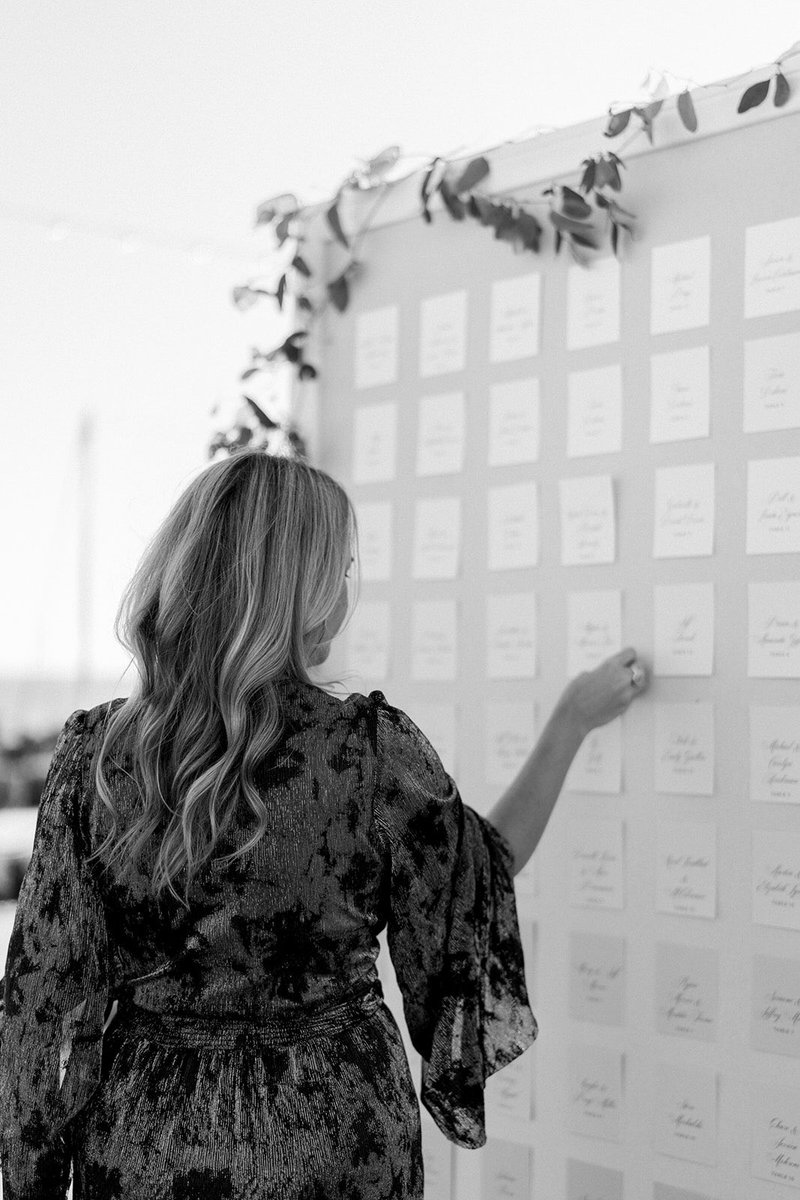 Living for the details on this escort card board. <a href="/littlepostage/">Little Postage House</a> rocked this concept 🤍