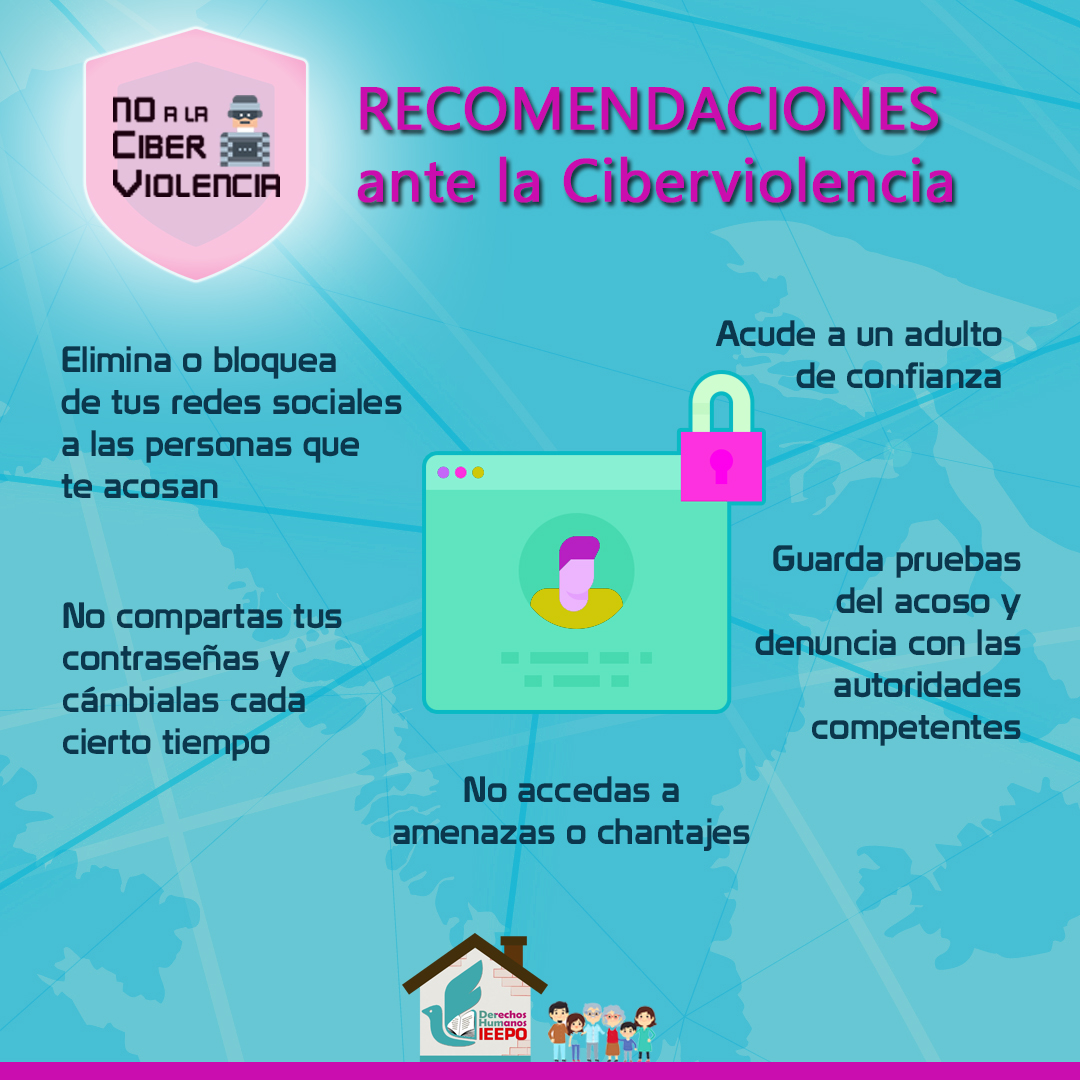 DH_IEEPO's tweet photo. ¿𝗦𝗮𝗯𝗶́𝗮𝘀 𝗾𝘂𝗲́? De las personas que han sufrido #ciberviolencia el 26.3% bloqueó al agresor, 26.3% ignoró la situación y solo el 4% denunció su caso ante alguna autoridad. 

#FelizViernesATodos 
#NoAlaCiberviolencia https://t.co/8CpS6cz7n4