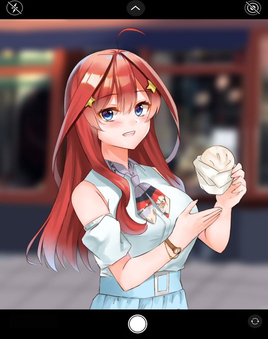 レモンTさんがTwitterに投稿した中野五月(五等分の花嫁)のイラスト。