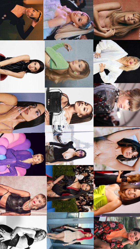 honestmind8's tweet photo. Par ce que sans elles le monde ne serait pas pareil ❤️#arianagrande #beyonce #ladygaga #rihanna #dualipa #CelineDion #BritneySpears #NickiMinaj #SelenaGomez #TaylorSwift #CardiB #KatyPerry #beberexha #zaralarson #dojacat #Adele #shakia #MileyCyrus https://t.co/Y28UxrJrrQ