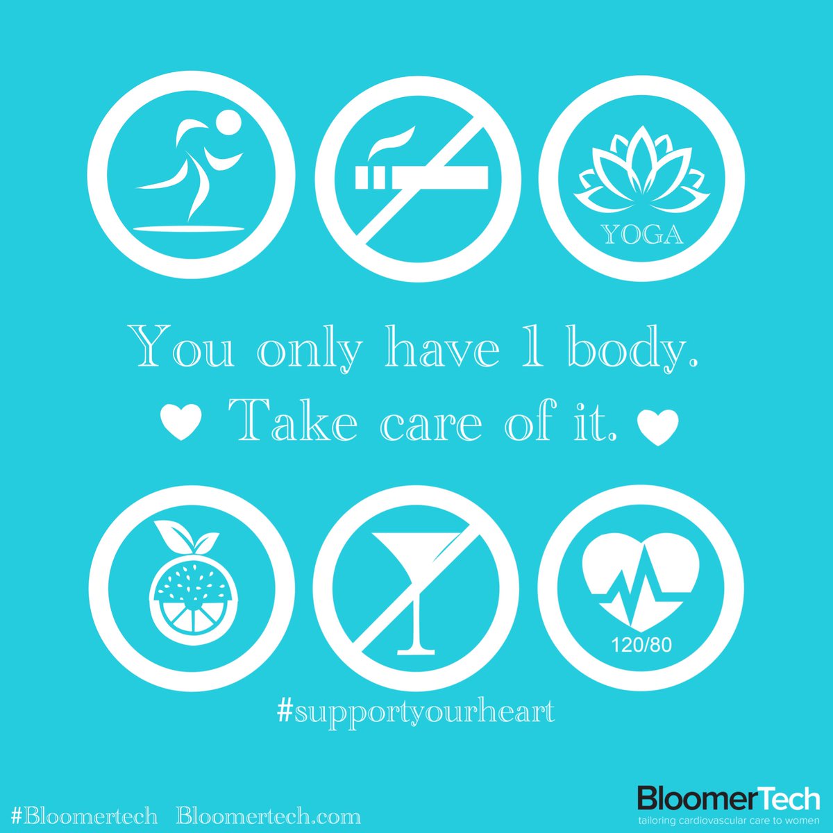 bloomertech's tweet photo. 💙 Support Your Heart 💙
You only have 1 body.
Take care of it.
#bloomertech #supportyourheart #bra #cardiovascularhealth #cardiovasculardisease #womenshealth #womenshearthealth #womenshealthmatters #innovation #futureofwomenshealth #wearabletech #fashion #function https://t.co/88GQqojs6Q
