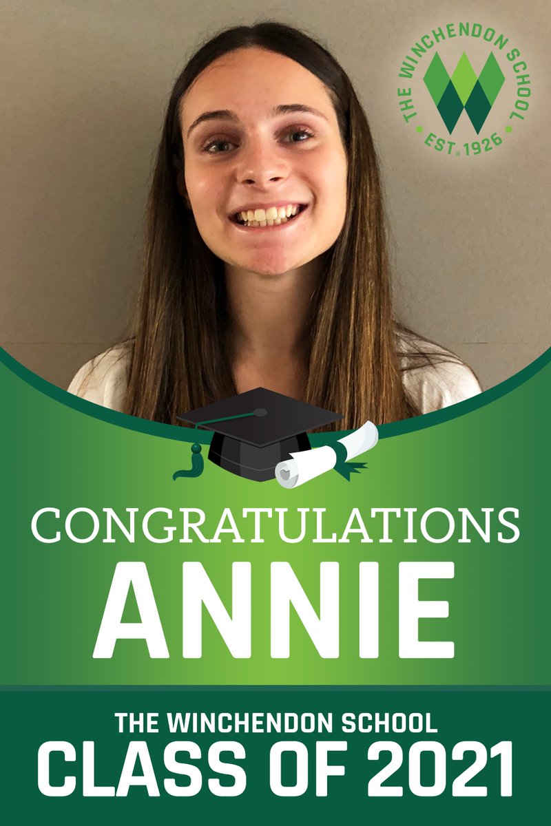 winchschoolBK's tweet photo. Congratulations to Annie! We are so proud of you and cannot wait to see all that you do in the future! https://t.co/qSCTgTL2Q1