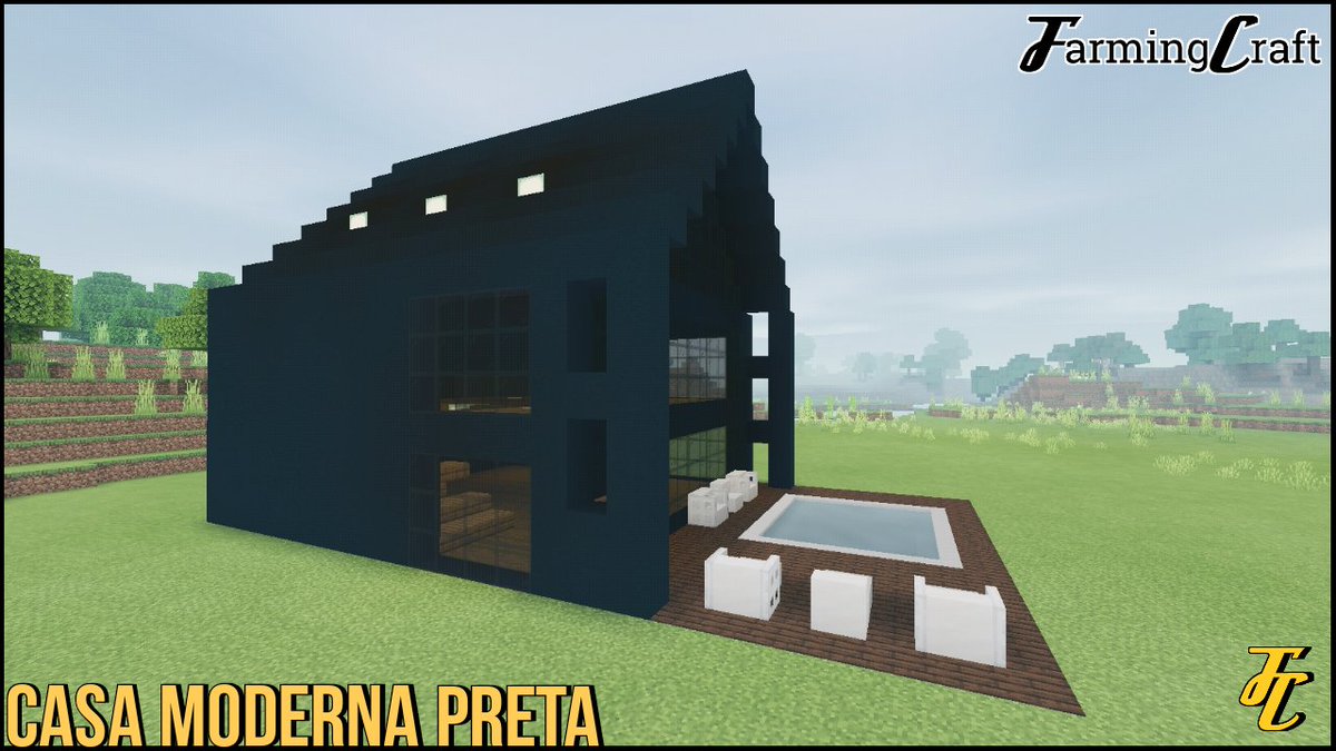 Minecraft Tutorial - Como fazer uma Casa Moderna Manyacraft