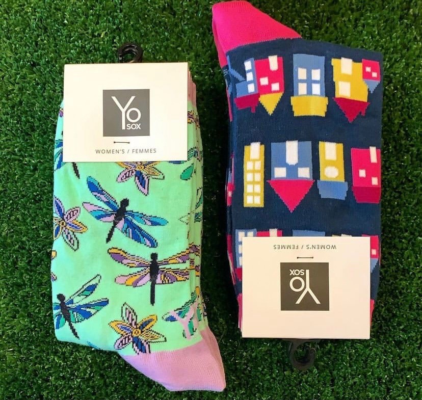 We love seeing you tag our fun socks in your posts!  Thanks for sharing and keep ‘em coming! @soundstylesedmonds #yosox #funsocks #socksofinstagram