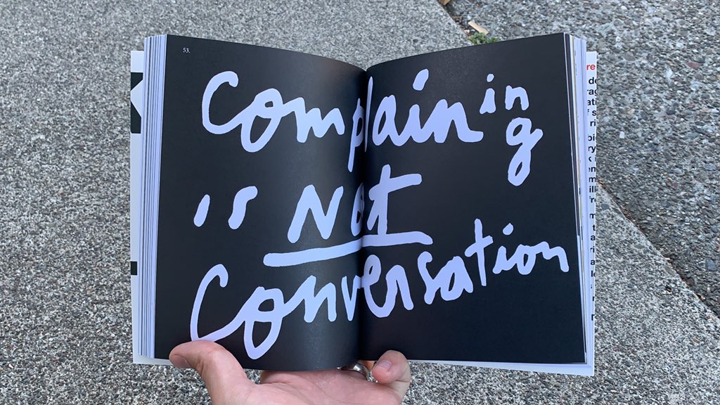 NFTChef's tweet photo. “Complaining is not conversation”
@jamesvictore #feckperfuction https://t.co/ujIfbUutam