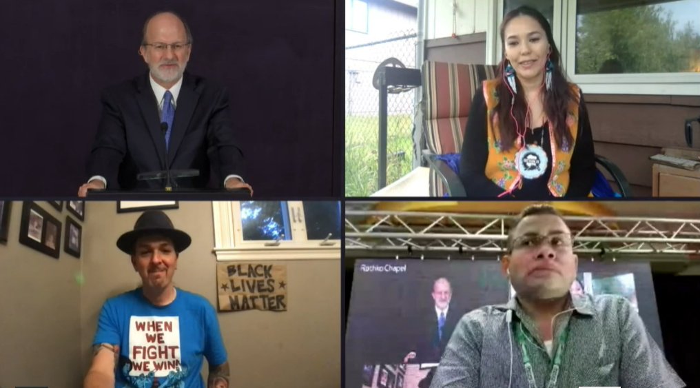 1 year ago this week, we were hosting our first ever virtual program: the 2020 Óscar Romero Award honoring the work of Gérman Chirinos of MASSVIDA, Bernadette Demientieff of <a href="/OurArcticRefuge/">Gwich’in Steering Committee</a> and Jorge Díaz of <a href="/AgitArte/">AgitArte</a> 
Watch anytime - English and Spanish buff.ly/3sI1twO