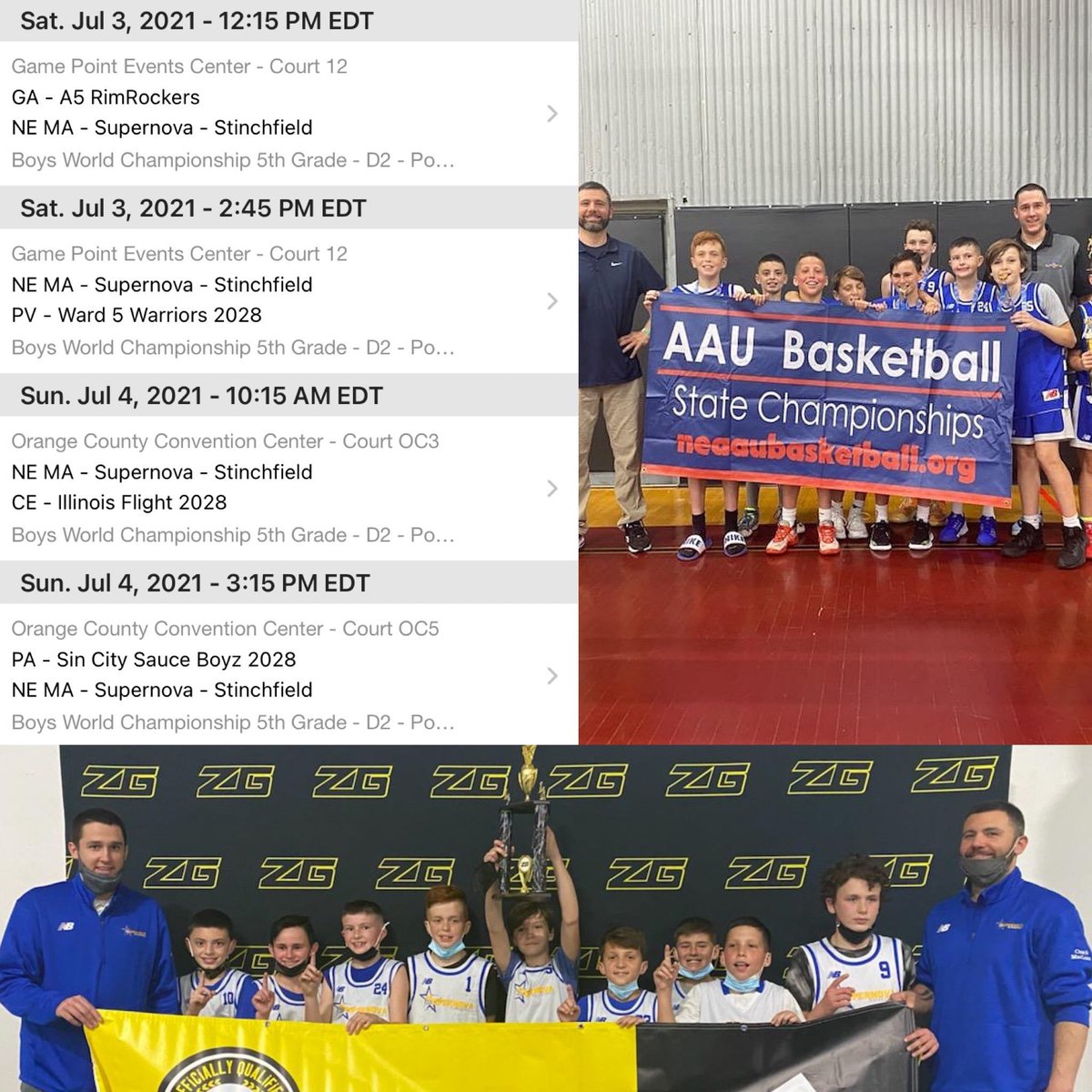 levelup_hoops's tweet photo. Good luck to our 5th Grade Elite as they ✈️ down to Orlando for the @AAU_Basketball World Championship‼️

Stay tuned for updates.

#SupernovaNation #ItAllStartsHere #BetterTogether https://t.co/w2xQ6bAJ9B