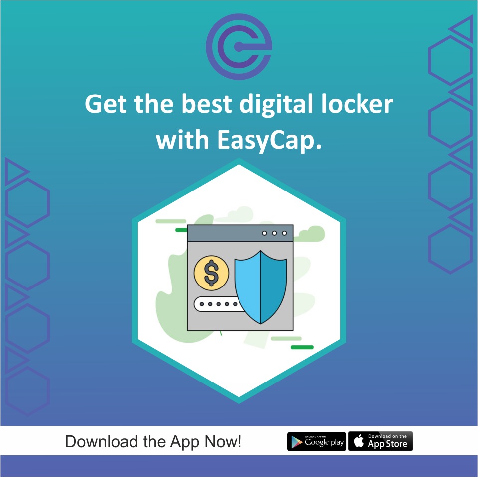 helpeasycap's tweet photo. Download EASYCAP!
The safest financial vault!
#FinanciallyFit #fintech #Finance #startup #easycap #beanominee #Entrepreneurship #FinancialServices #pune #mumbai https://t.co/Fh8zwgSdp6